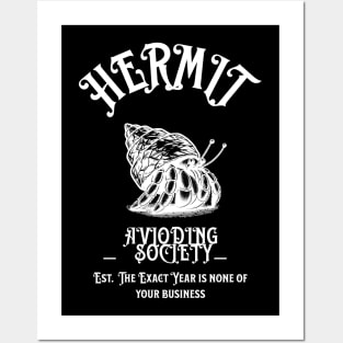 Hermit Posters and Art